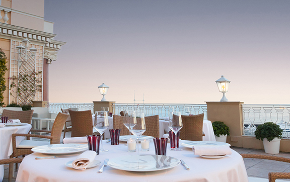 Hôtel Hermitage Monte-Carlo - Restaurant Le Vistamar - Terrasse
