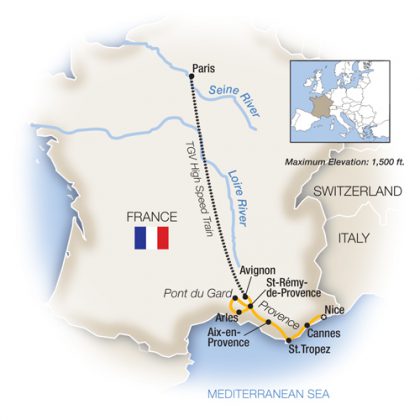 a-week-in-paris-and-provence-with-tauck-map