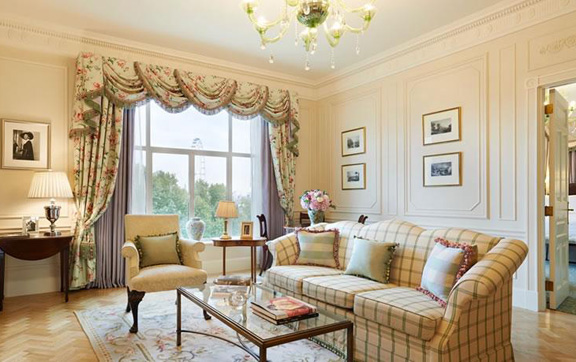 A suite in the Savoy London