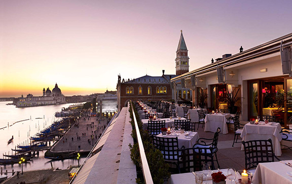 Balcony Dining at Hotel Danieli, Venice