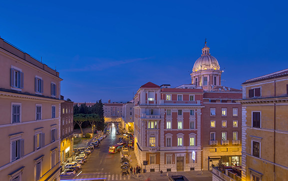 The Exterior of J.K. Place in Rome