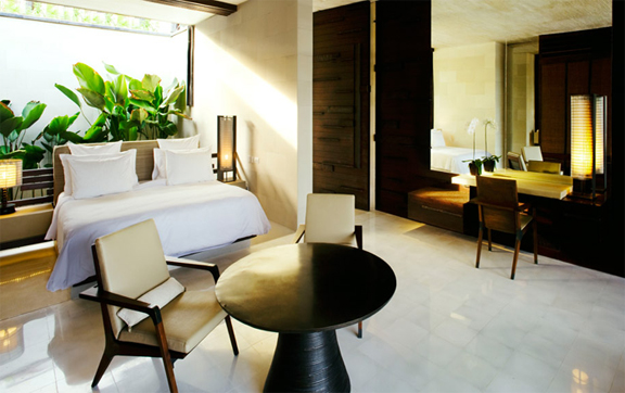 Interior of the One-Bedroom Villa at Alila Villas, Uluwatu, Bali