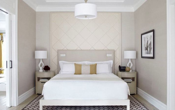 The Grace Kelly bedroom at the Los Angeles Hotel, USA