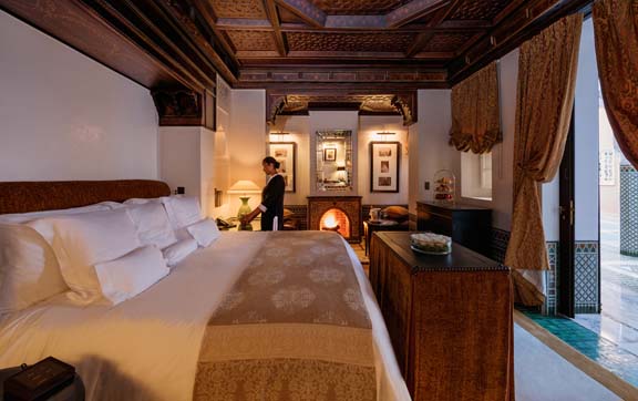 Riad, La Mamounia Hotel, Marrakech, Morocco. Photo by Alan Keohane www.still-images.net for La Mamounia