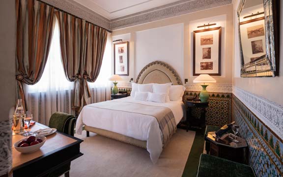 Chambre Superieure, Room 455. La Mamounia Hotel, Marrakech, Morocco. Photo by Alan Keohane www.still-images.net for La Mamounia