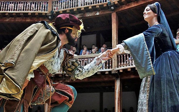 Actors in the Shakespeare's Rebuilt Globe Theatres in London