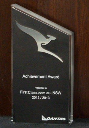 qantas achievement award 2012-13