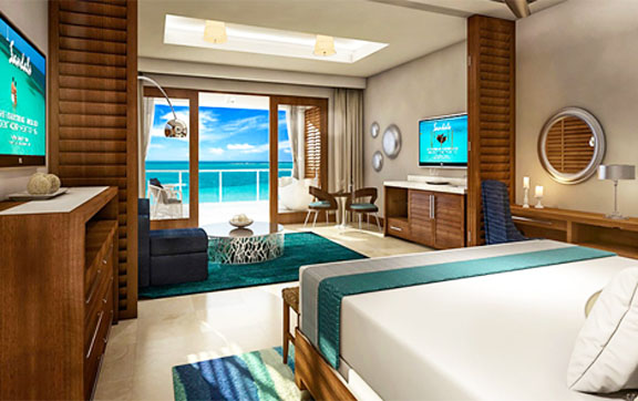 Beachfront Romeo & Juliet One-Bedroom Butler Villa Suite with Outdoor Tranquility Soaking Tub