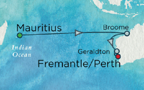 Mauritius to Perth