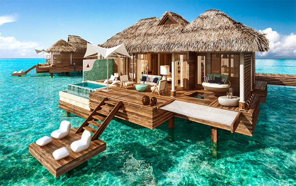 Over the Water Private Island Butler Villa with Infinity Pool