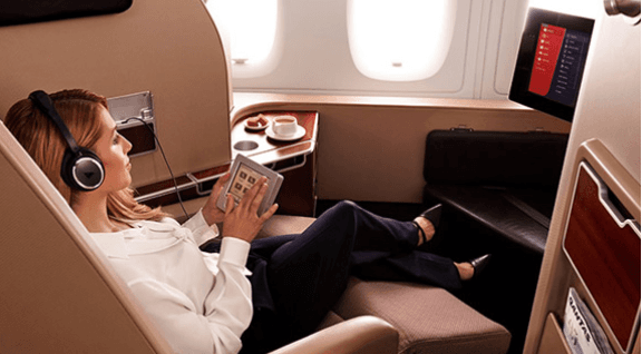 Qantas/Emirates Mixed First &amp; Business Class to Europe thumbnail 3