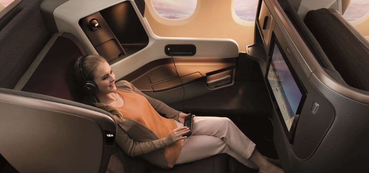 Singapore Airlines Business Class to Europe - Image 1