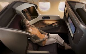 Singapore Airlines Business Class Seat
